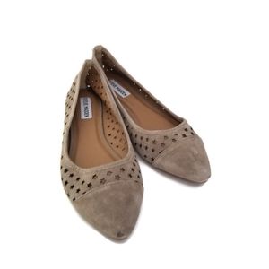 Steve Madden Anslee Cut Outs Flats womens Size 9.5 tan